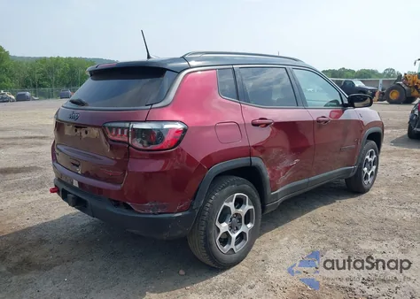 2022 Jeep Compass Trailhawk 4X4 from USA, damaged, VIN 3C4NJDDB1NT164115